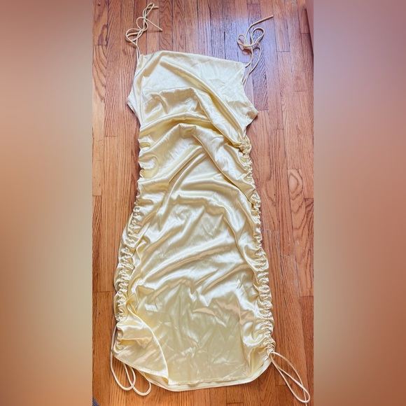 Silk Midi Dress - Picture 1 of 3